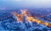Софийская площадь зимой